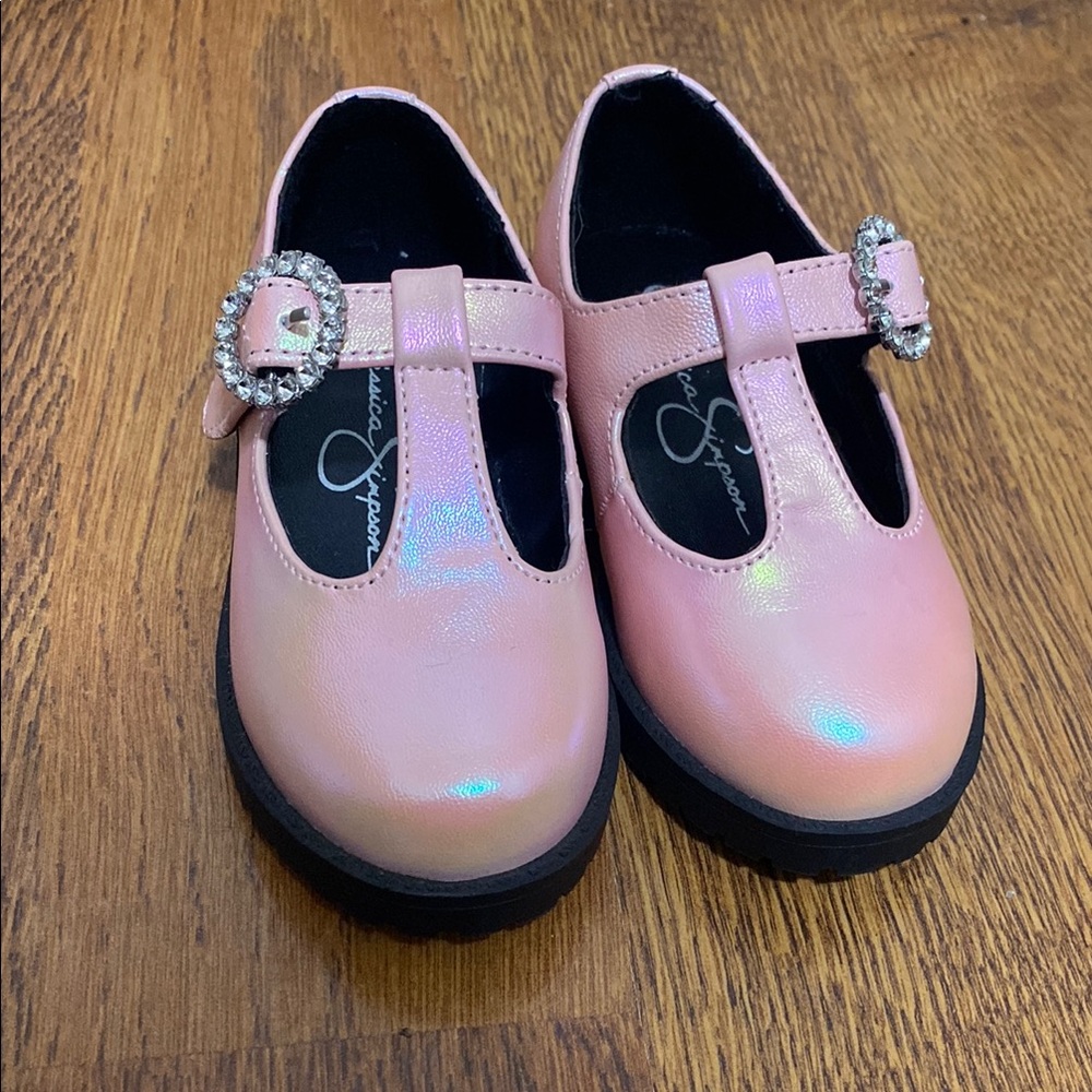 NEW Jessica Simpson Pink Kids Shoes with Sparkle Buckle